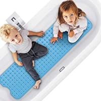 Magicfun Alfombra Antideslizante De Baño- Alfombrilla para Bañera Antideslizante de Caucho Natural 100 x 40 cm para…